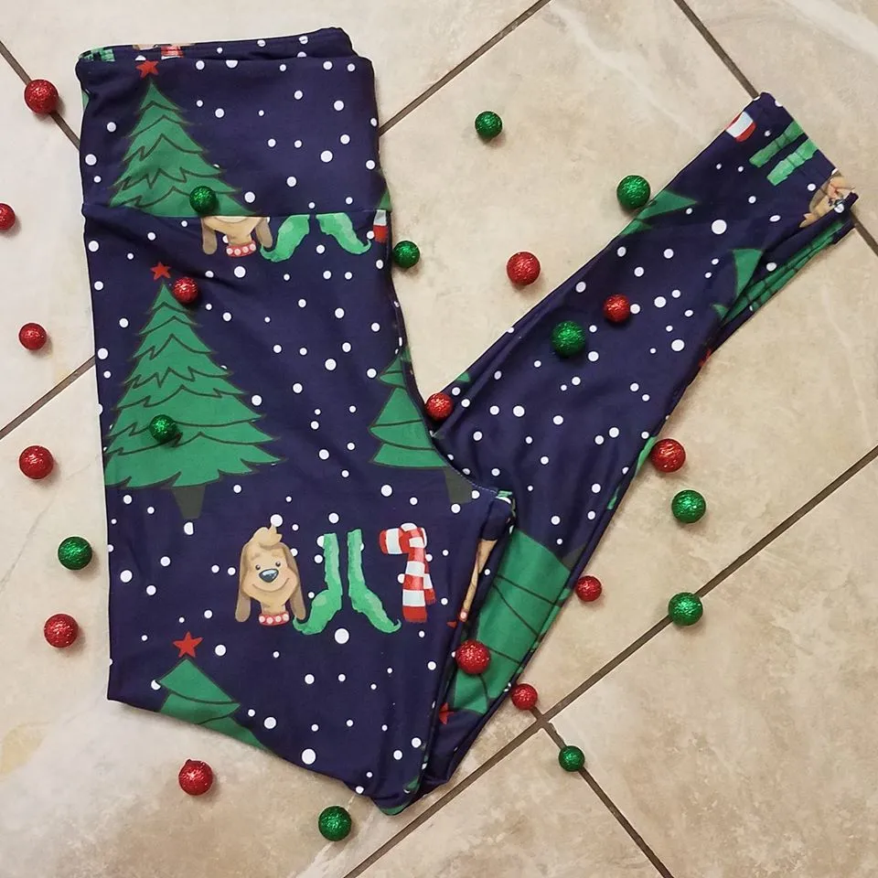 Grumpy Christmas (Exclusive) - High-quality Handcrafted Vibrant Leggings