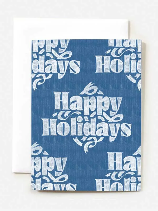 HAPPY HOLIDAYS Greeting Card