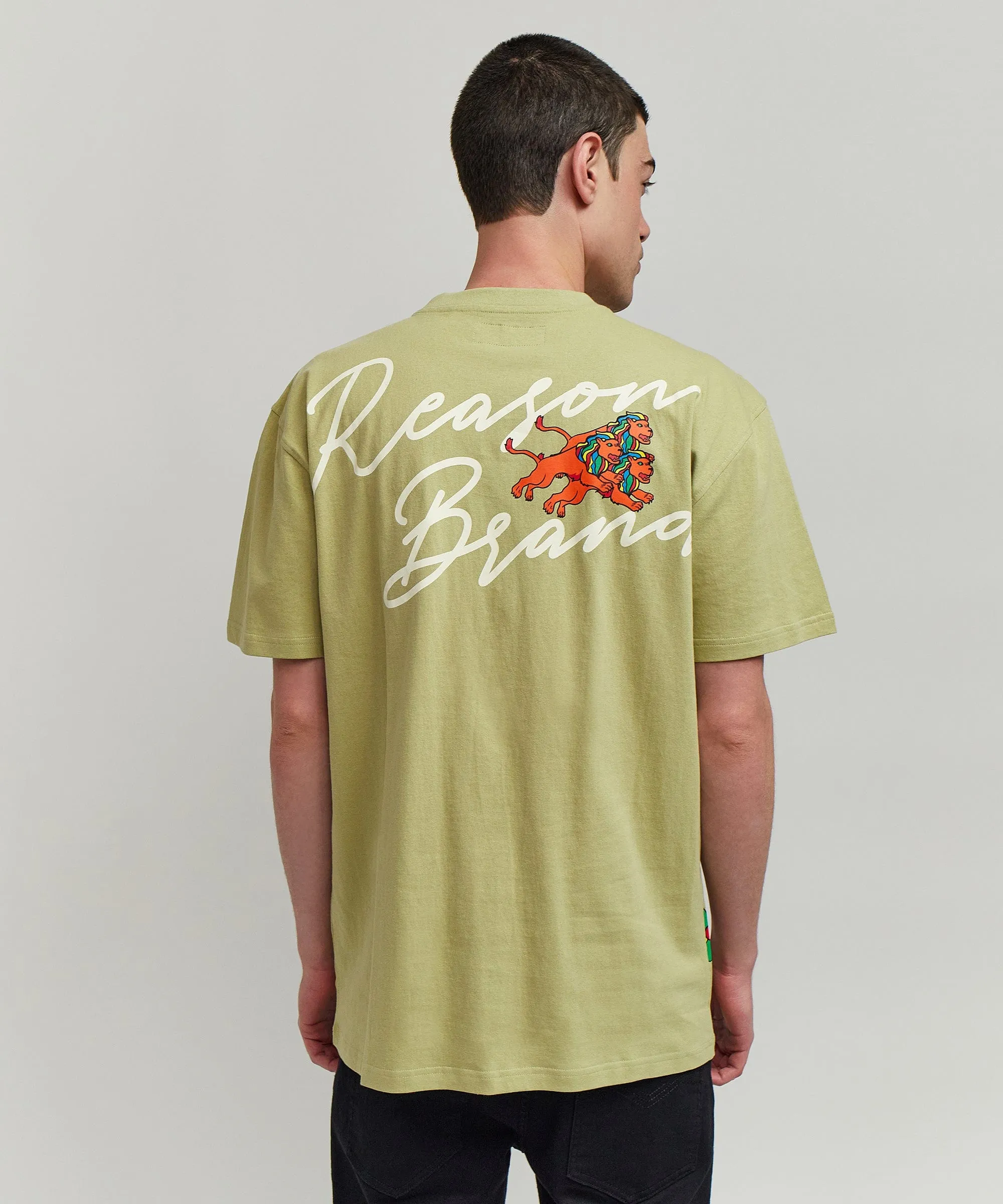 Heart Broken Short Sleeve Tee - Olive Green