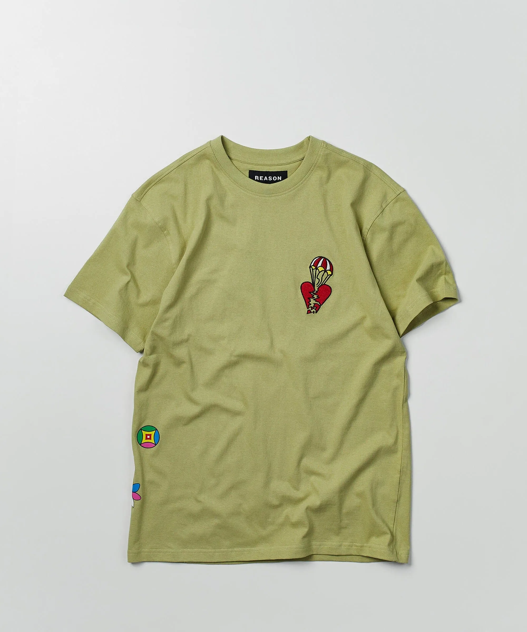 Heart Broken Short Sleeve Tee - Olive Green