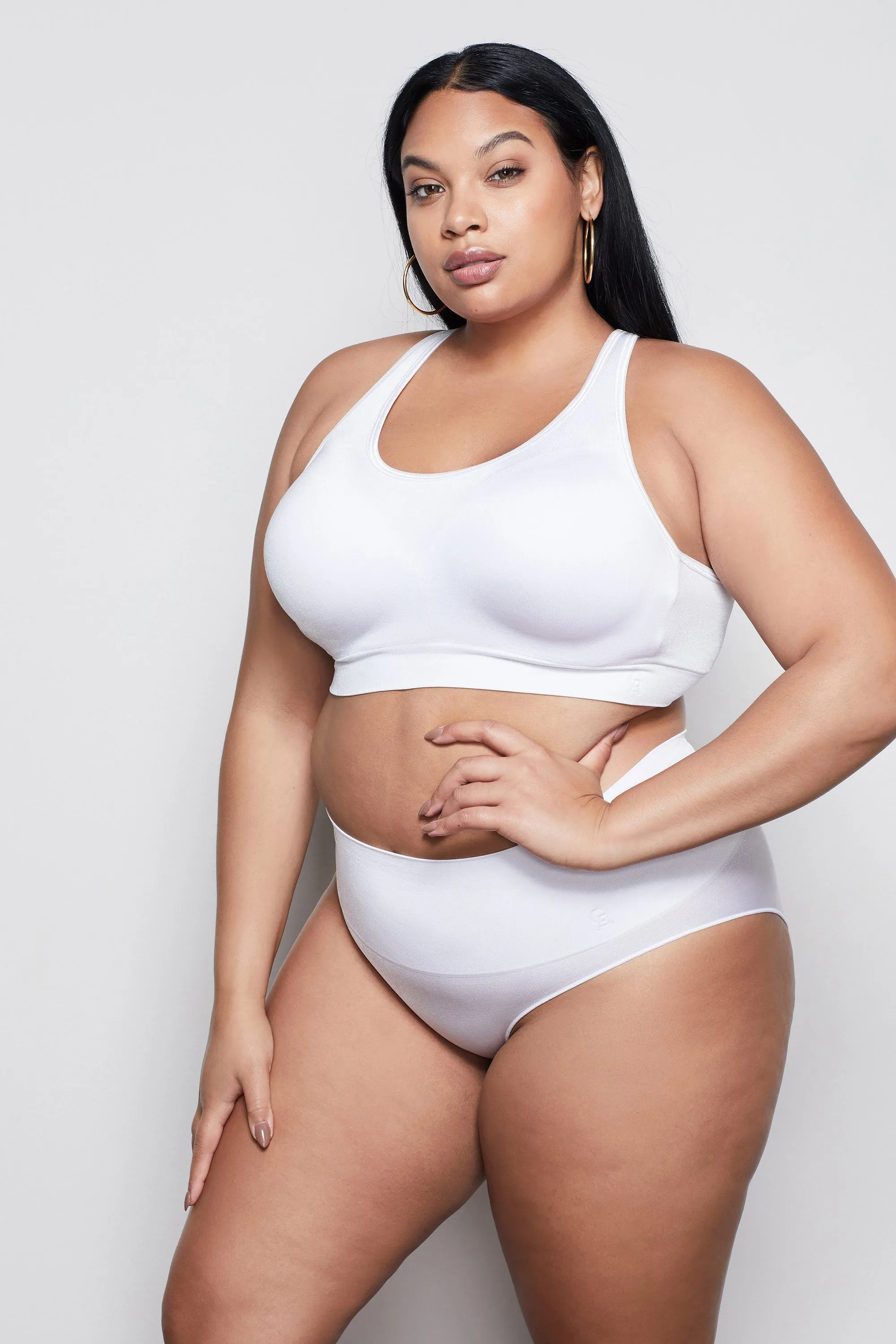 HIGH IMPACT PADDED BRA | WHITE001