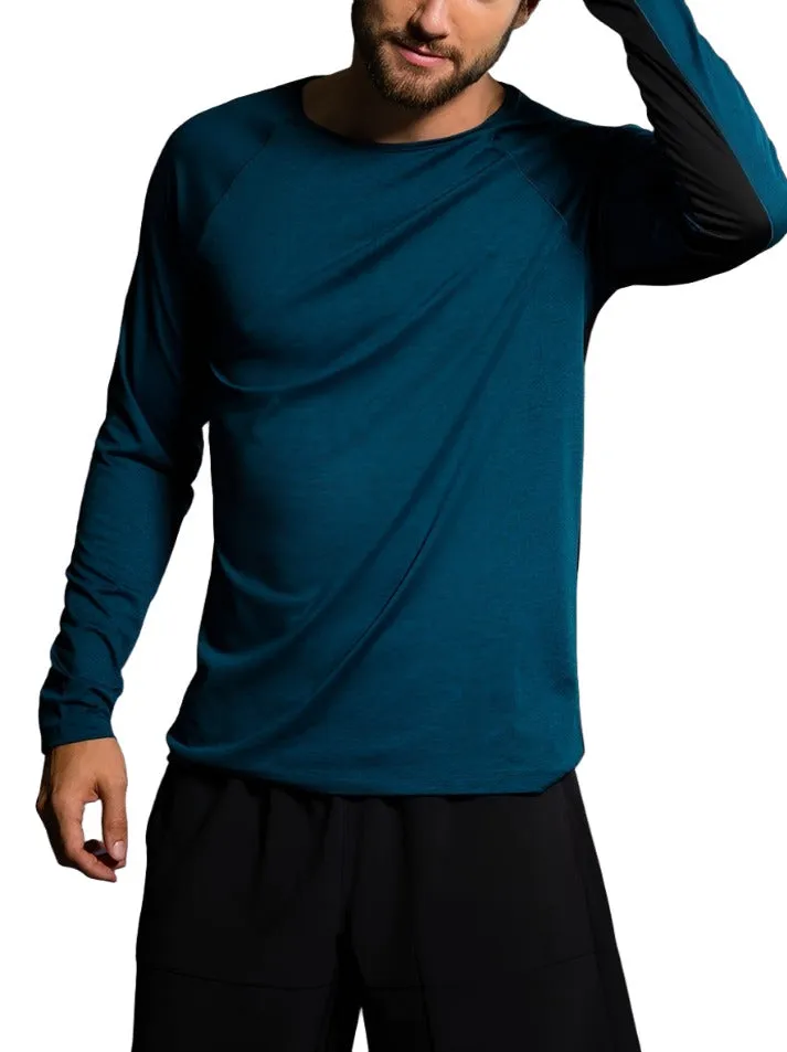 Last Chance! Onzie Hot Yoga Mens Raglan Long Sleeve 702