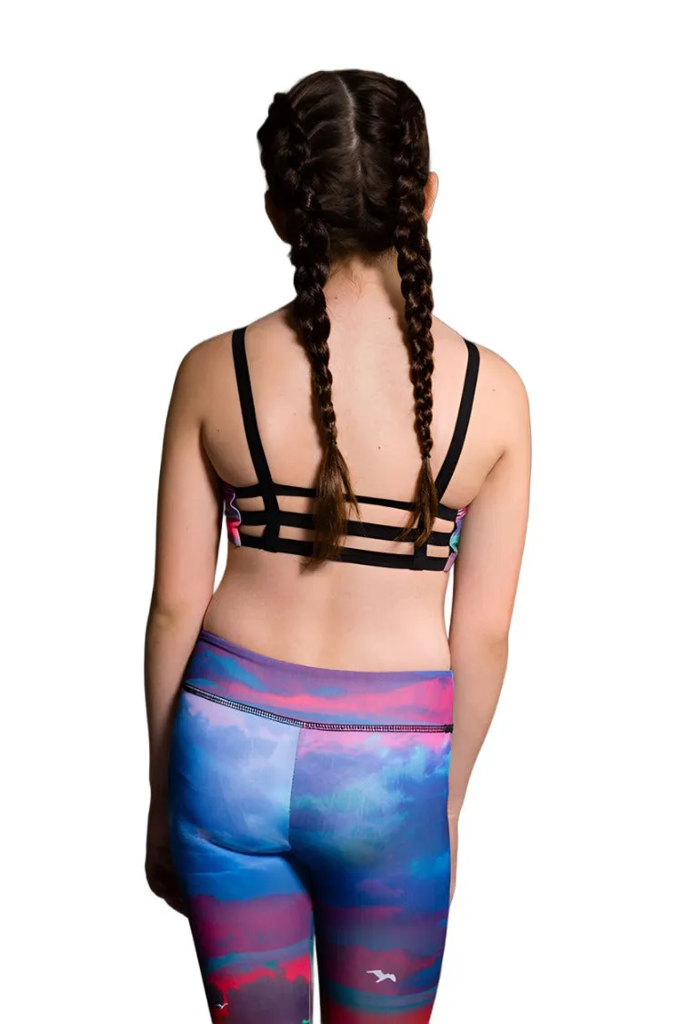 Last Chance! Onzie Youth Graphic Elastic Back Bra 882