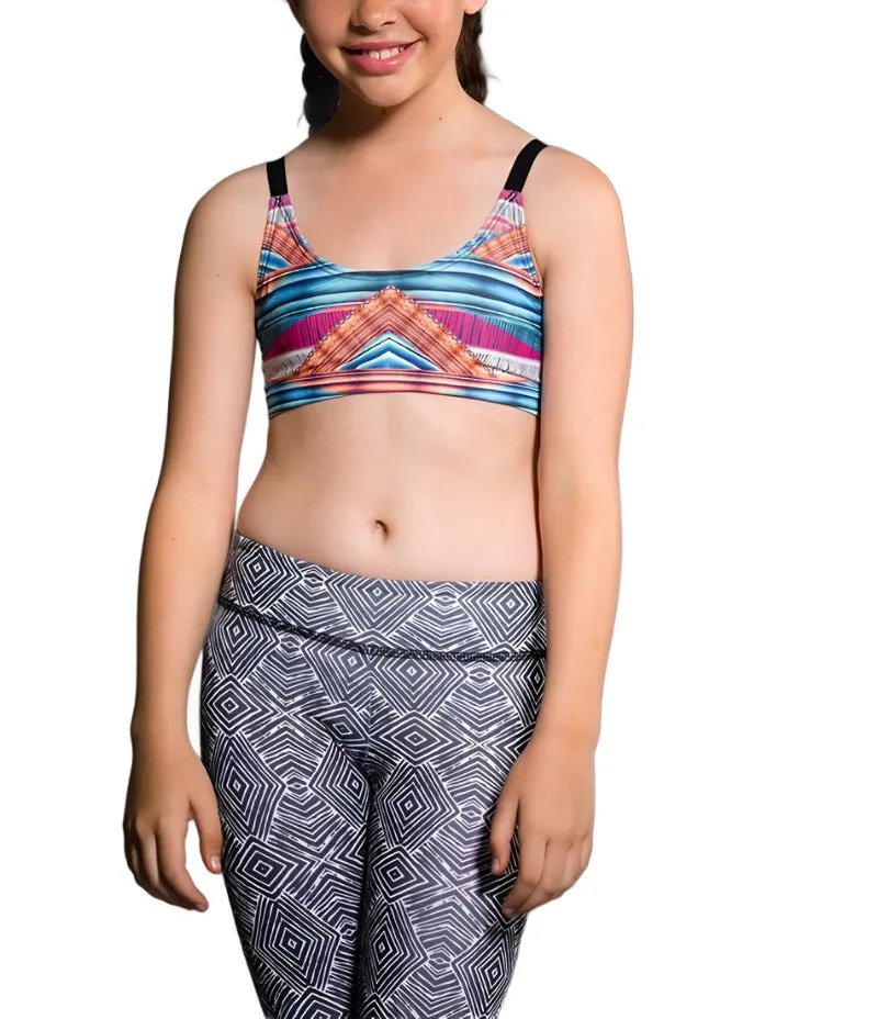 Last Chance! Onzie Youth Graphic Elastic Back Bra 882