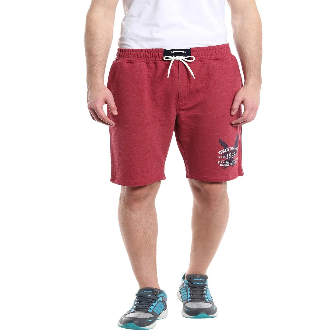 Masculino Latino Men Red Color Shorts