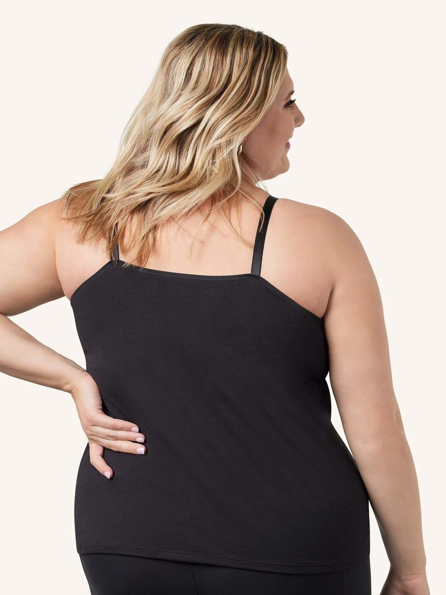 Maternity to Nursing Tank With Built-In Nursing Bra