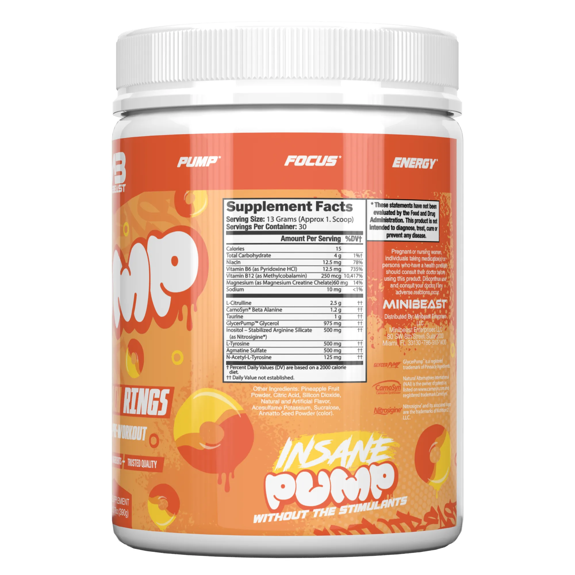 MB Pump (Zero Stim Pre-Workout)