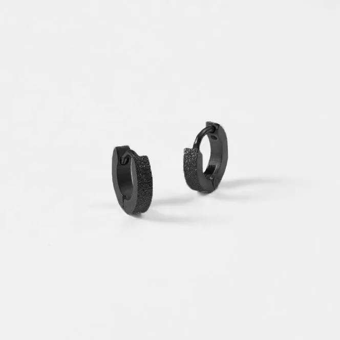 Mega Minis SandBlast Hoops- Black