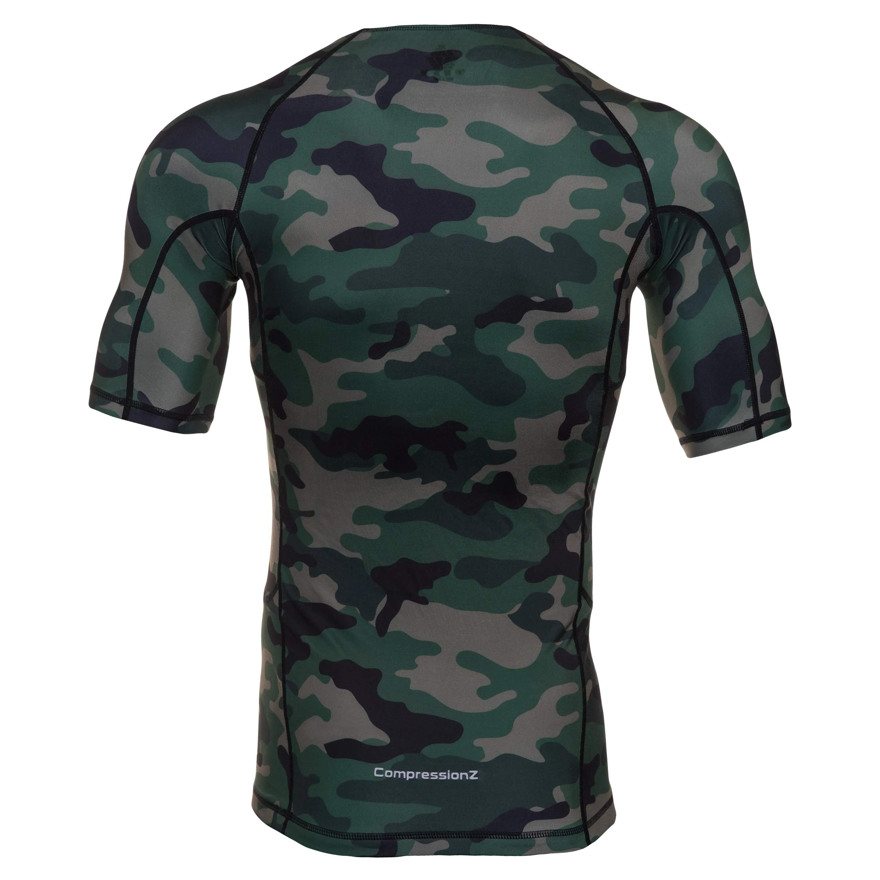 Men's Compression Short Sleeve Shirt - Camo