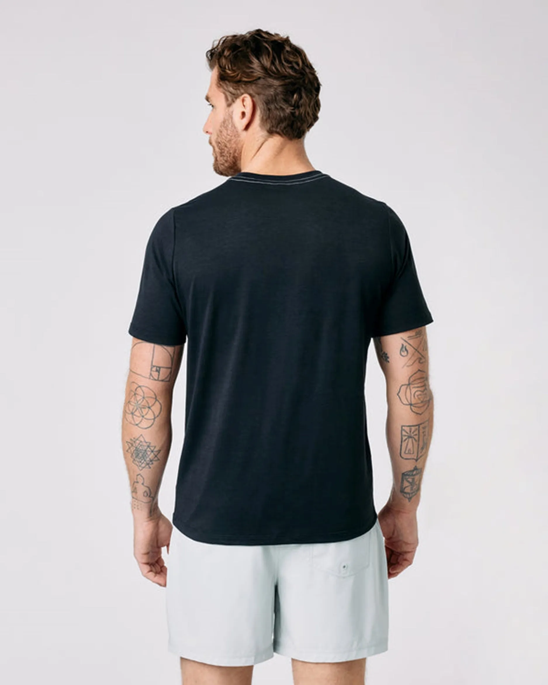 MEN'S CURRENT TECH TEE - BLK BLACK