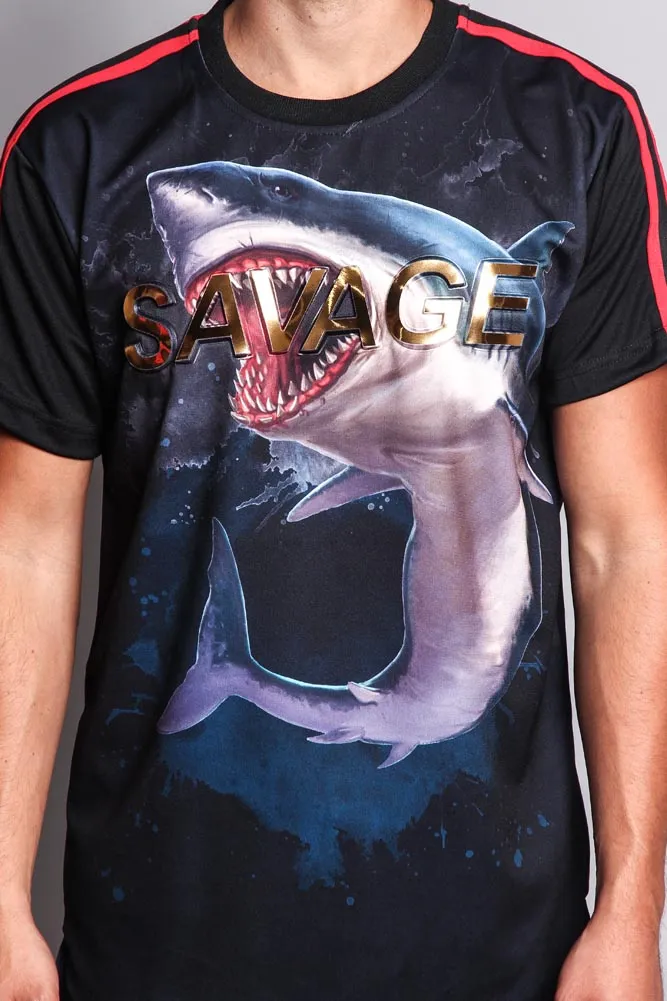 Men's Savage Shark T-Shirt