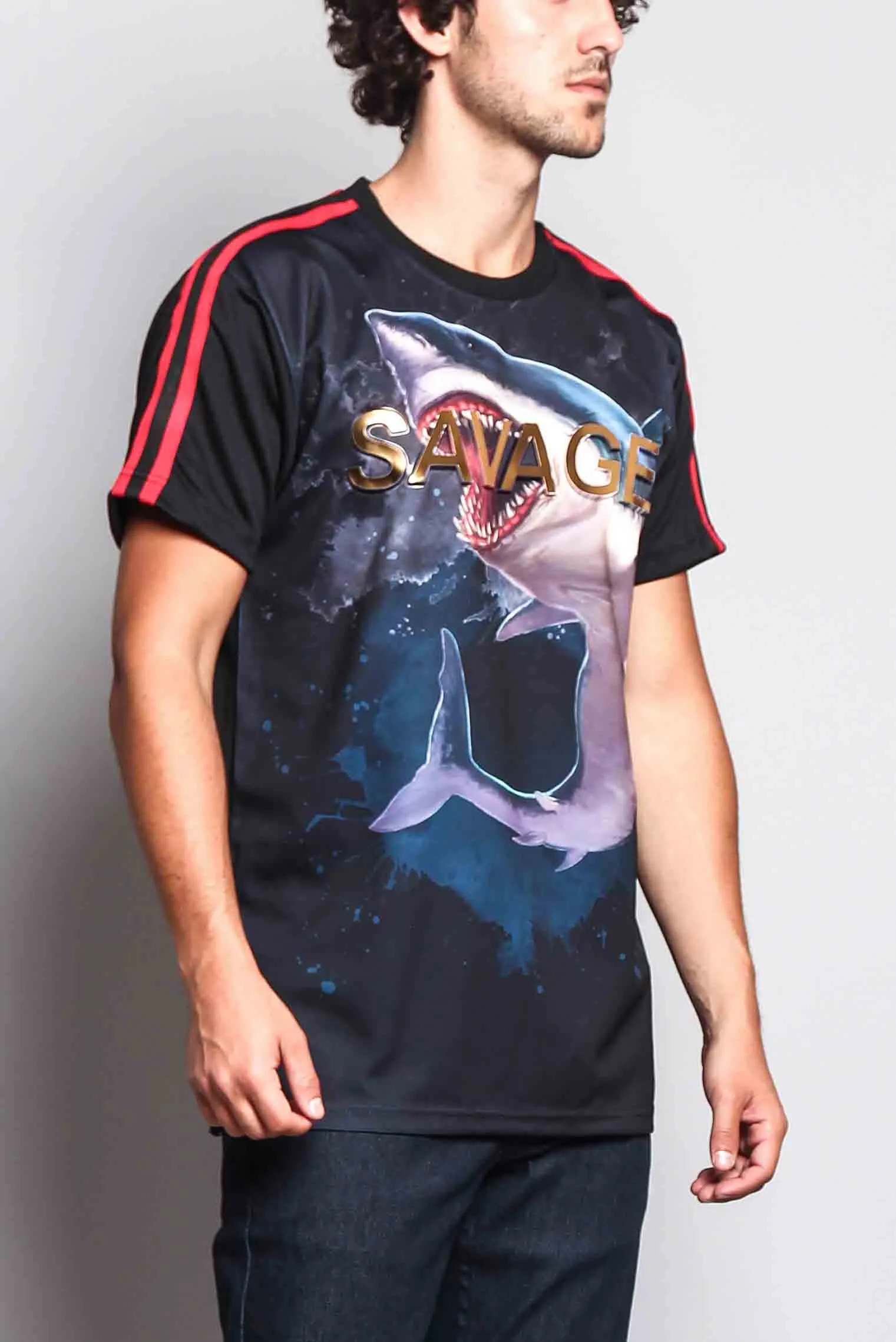 Men's Savage Shark T-Shirt