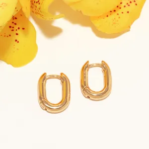 MIGNONNE GAVIGAN Petite Pia Hoop Earrings Gold