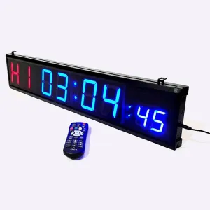 MORGAN 8-DIGIT LED CROSS FUNCTIONAL FITNESS TIMER