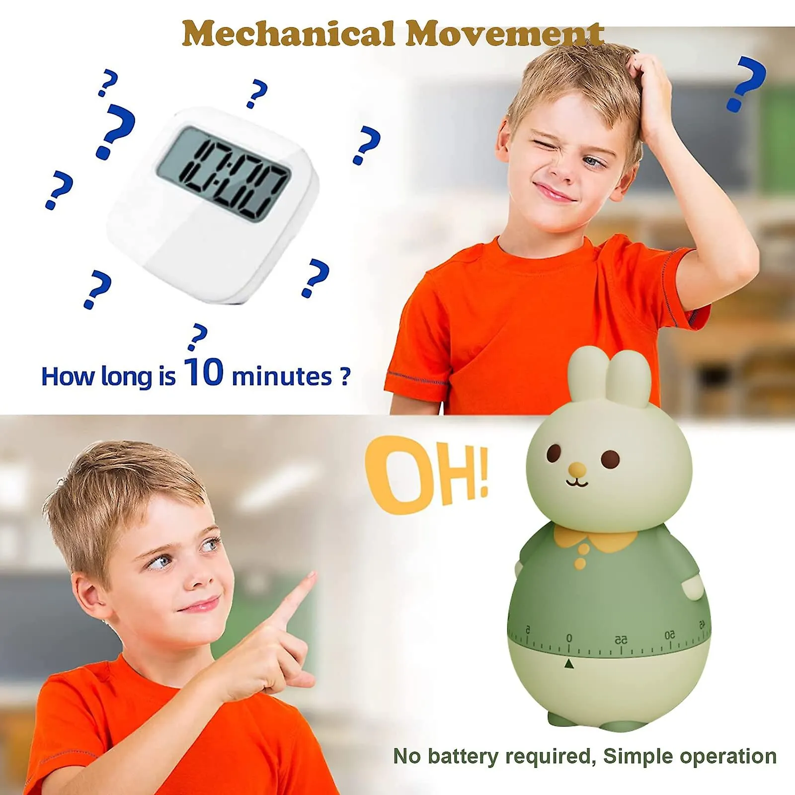 Mr bunny timer clock.