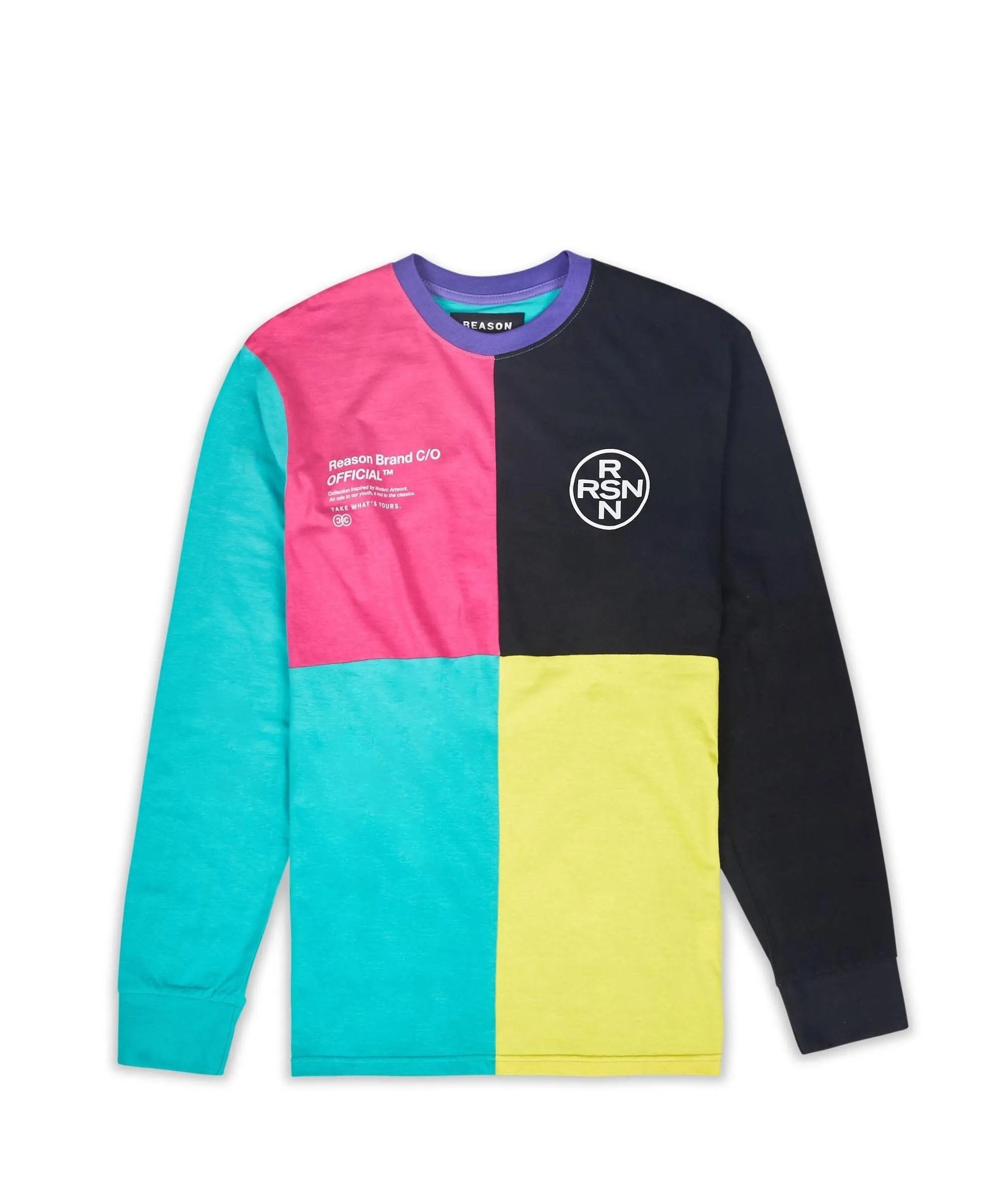 Nolan Color Block Long Sleeve Tee