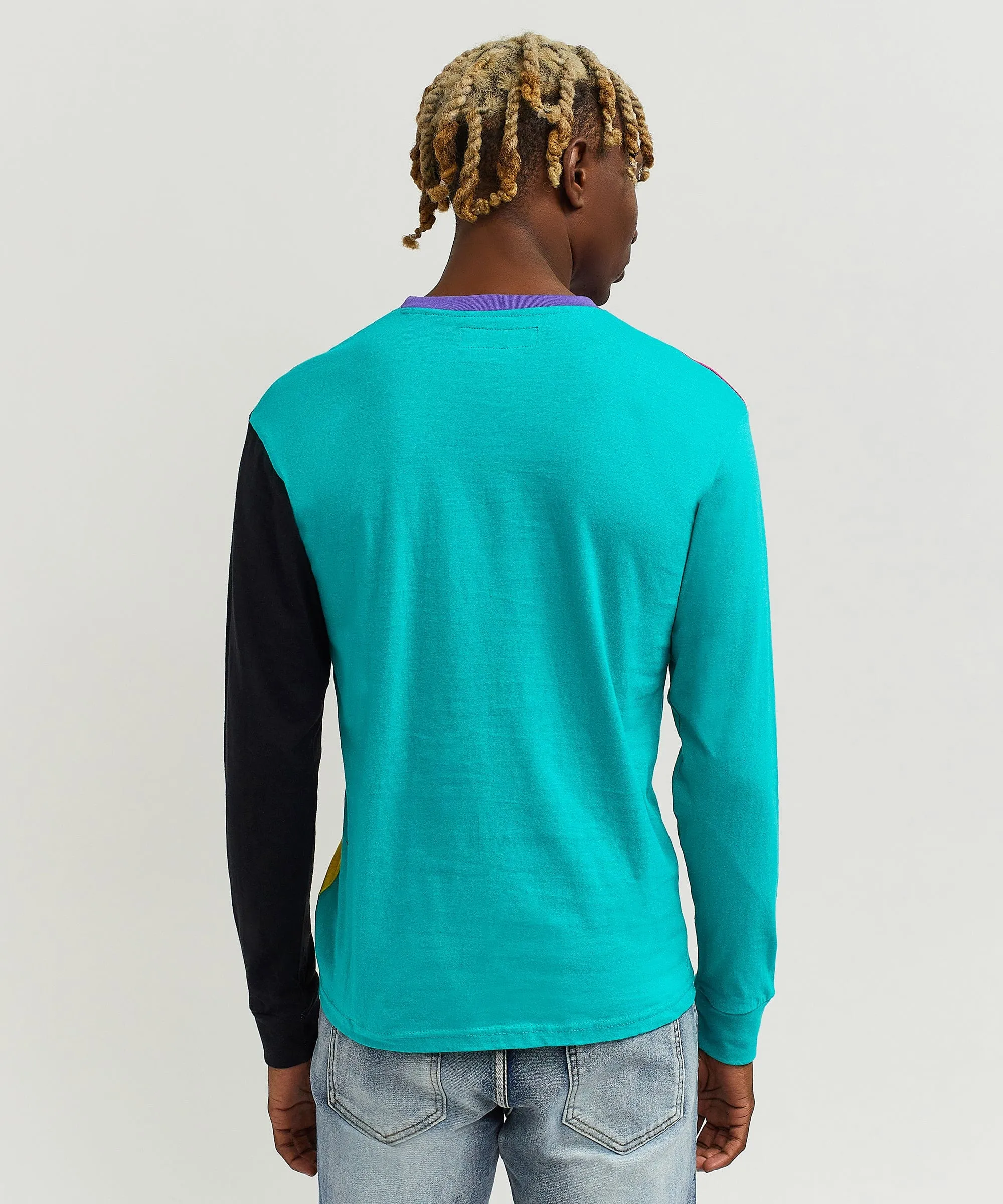 Nolan Color Block Long Sleeve Tee