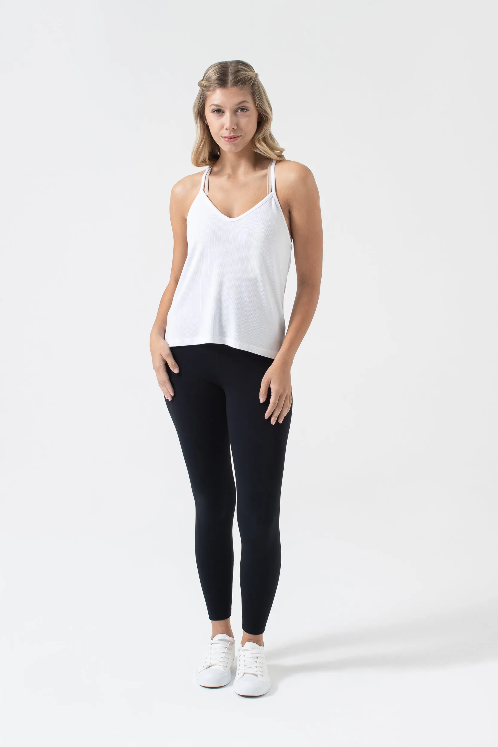 NUX Active Women's Acacia Cami Tank Top - White