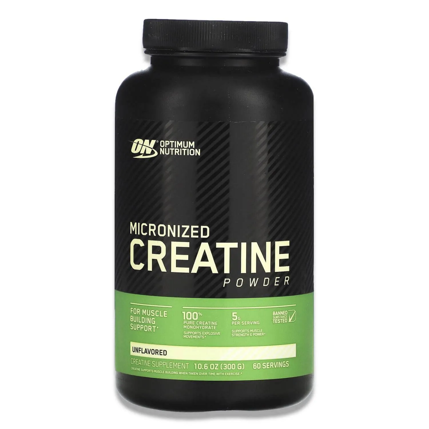 Optimum Nutrition - Micronized Creatine Powder, Unflavored - 10.6 Oz (300 gr) - 12 Pack