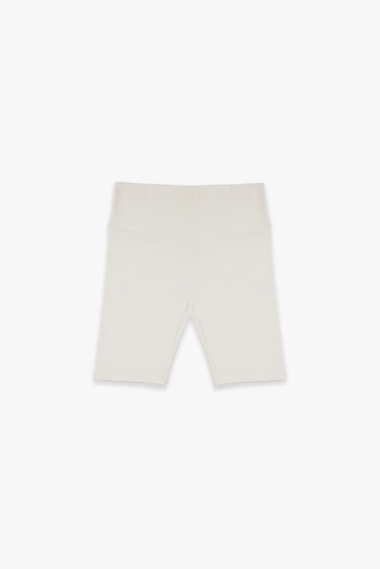 Organic Cotton & Bamboo Ribbed Bikers Short