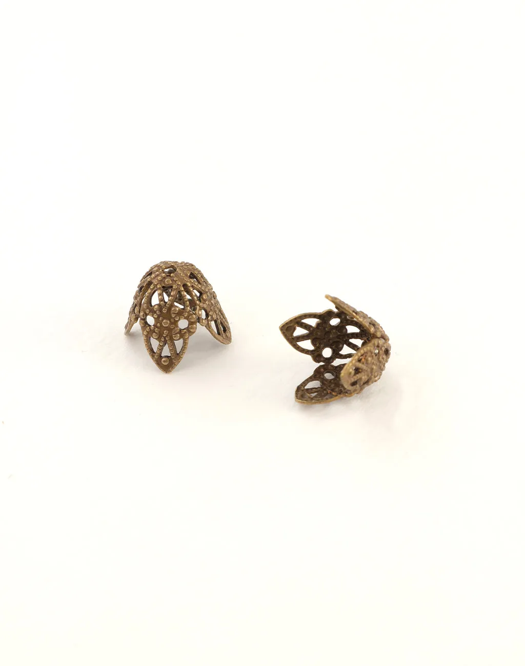 Ornate Filigree Bead Cap, 12mm, (2pcs)