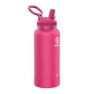 Pickleball Water Bottle with Straw Lid