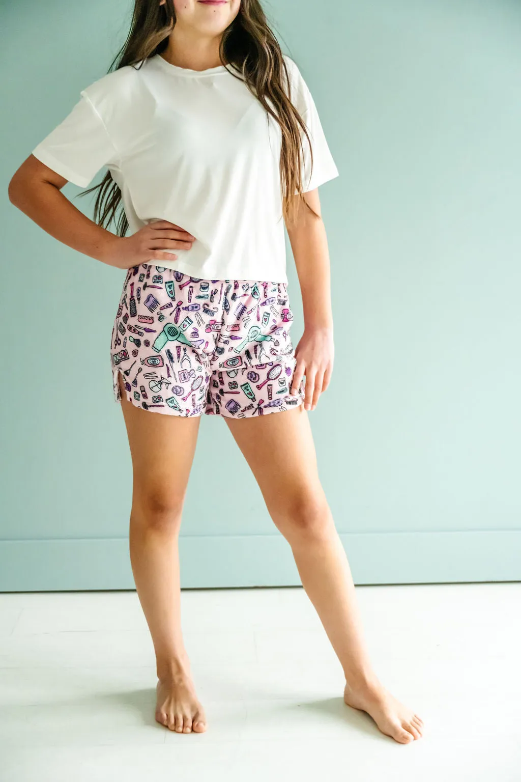 Plush Shorts-Makeup