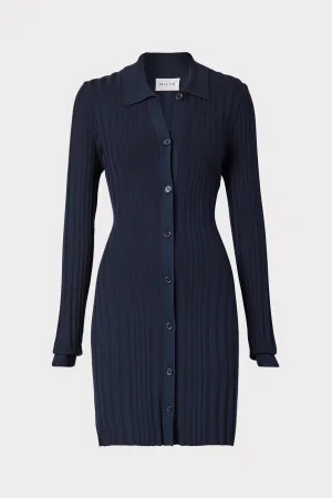 Polo Cardigan Dress