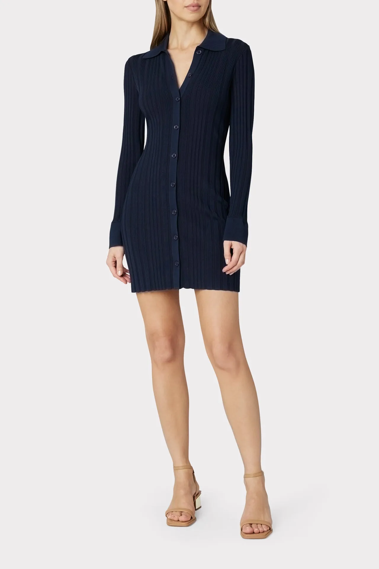 Polo Cardigan Dress