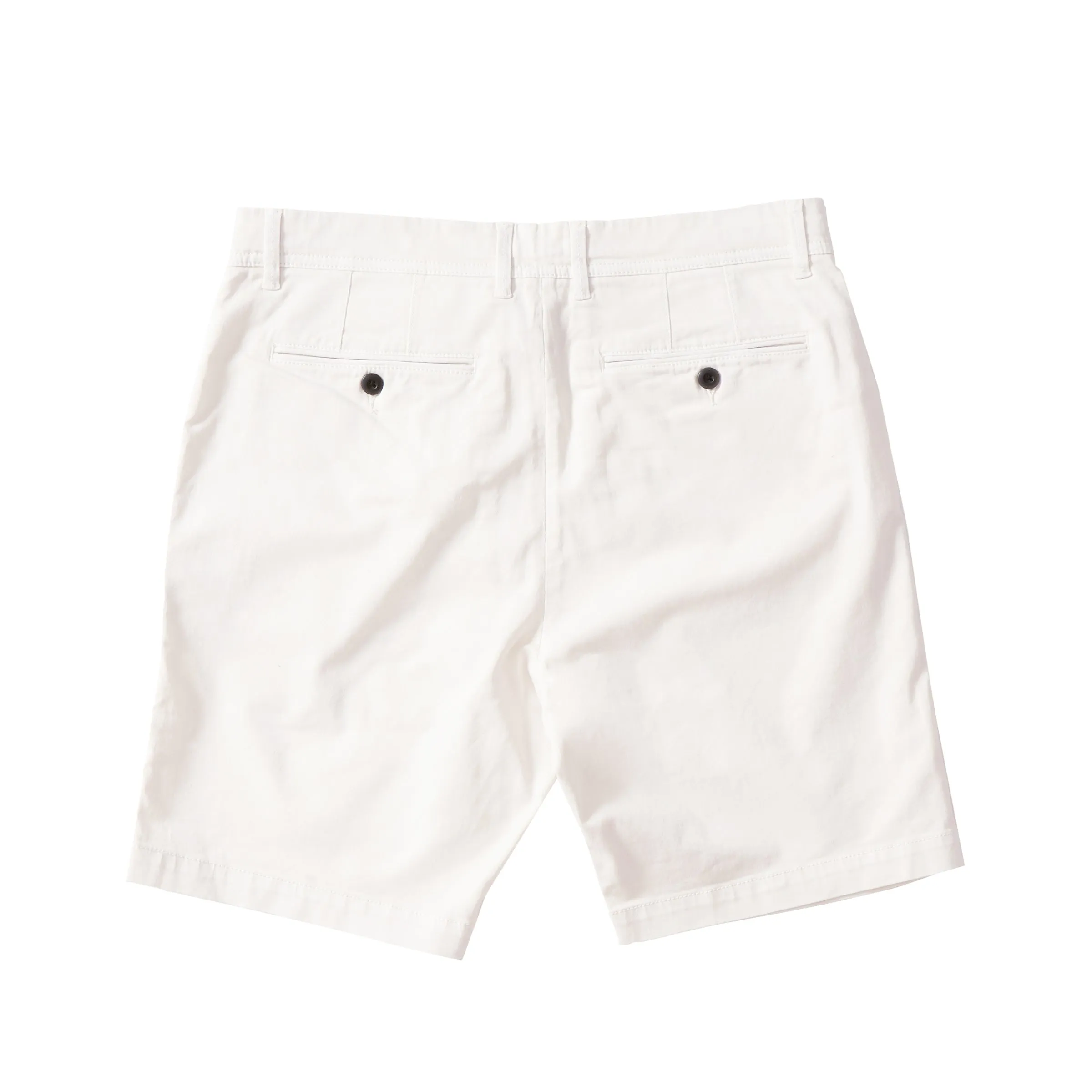 Precision Stretch Chino Shorts 8" - White