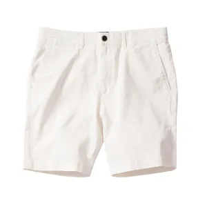 Precision Stretch Chino Shorts 8" - White