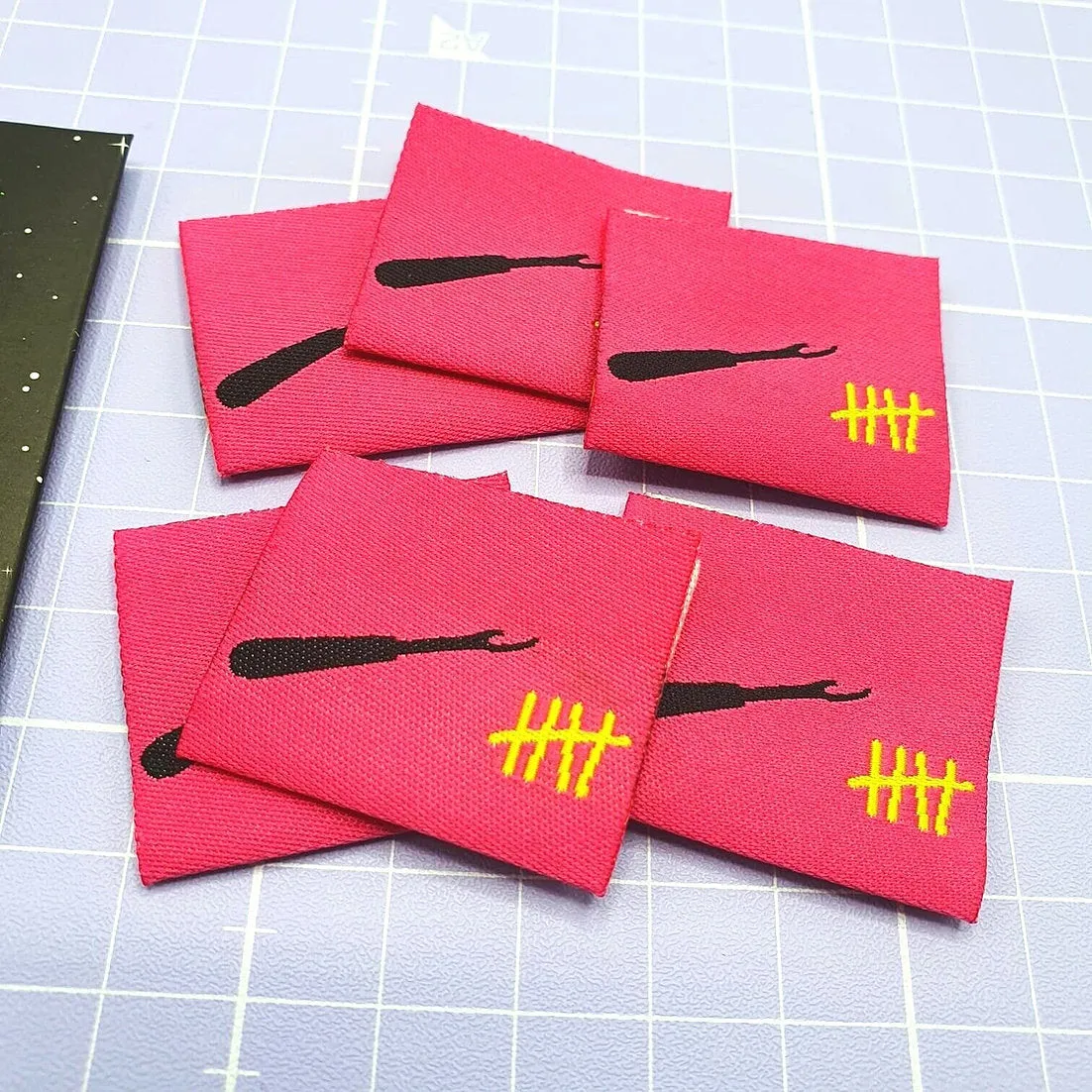 "KEEPING A TALLY" Woven Label Pack - Sew Anonymous