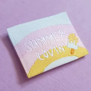 "SUMMER LOVIN'" Woven Label Pack - Sew Anonymous