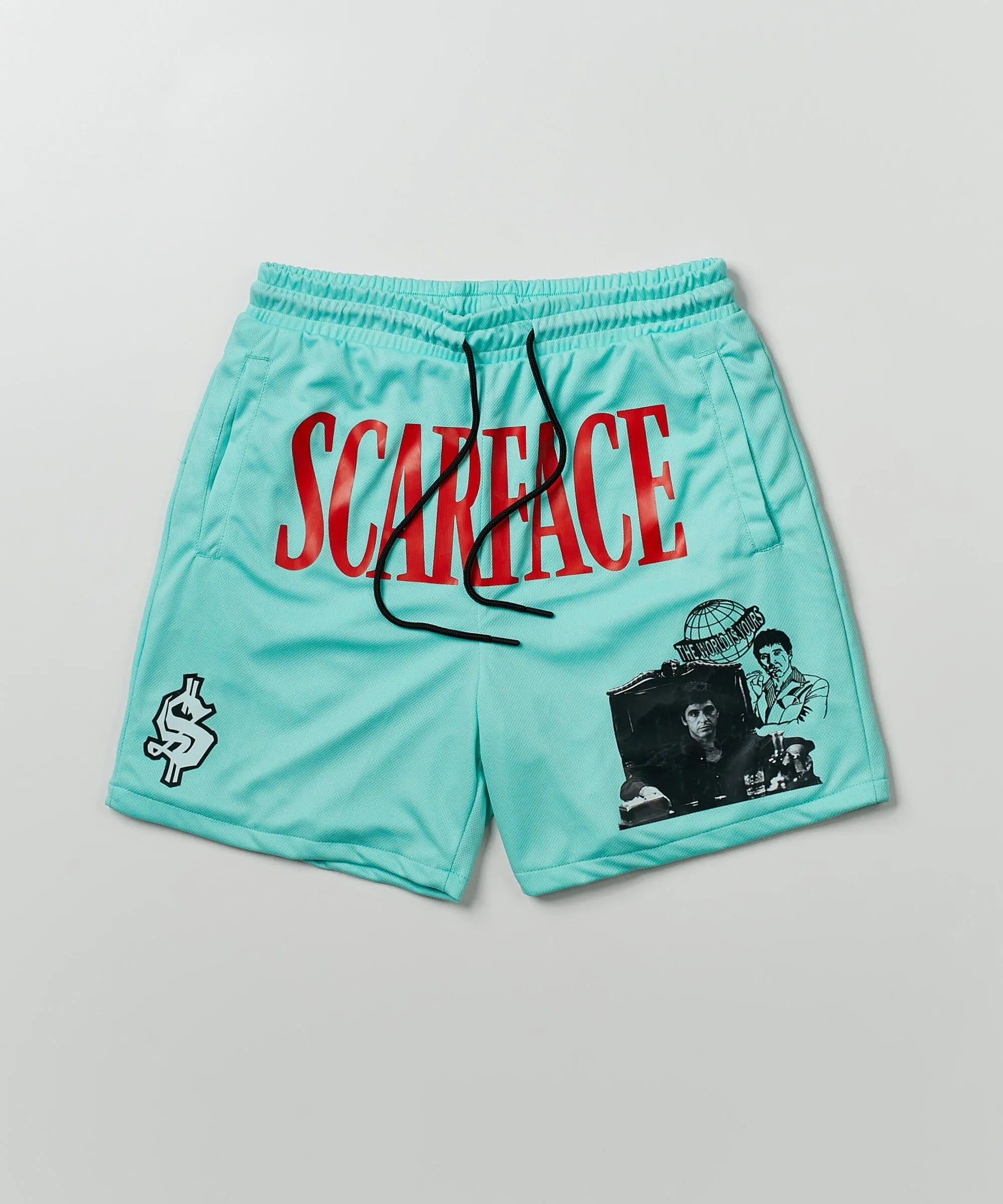 Scarface™ Mesh Shorts - Light Blue