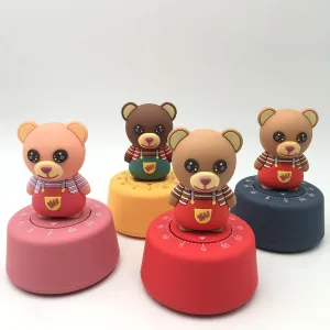 Shiny Teddy Timer Clock.