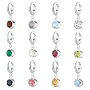 Silver Birthstone Charms