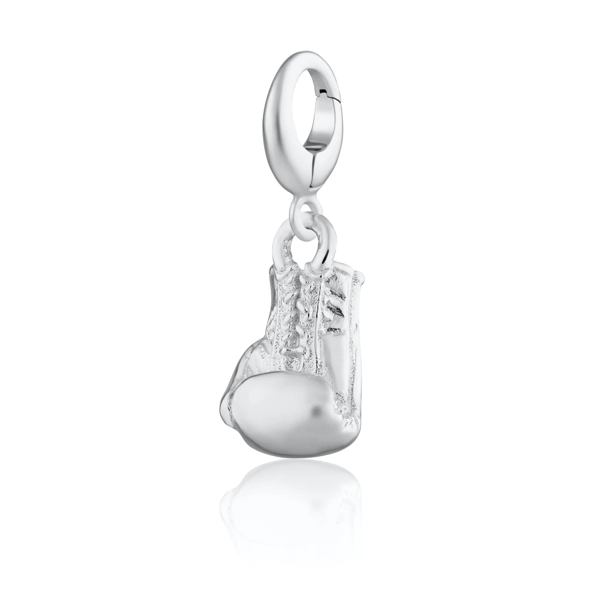 Silver Boxing Glove Charm