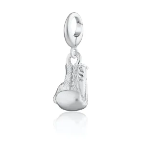 Silver Boxing Glove Charm