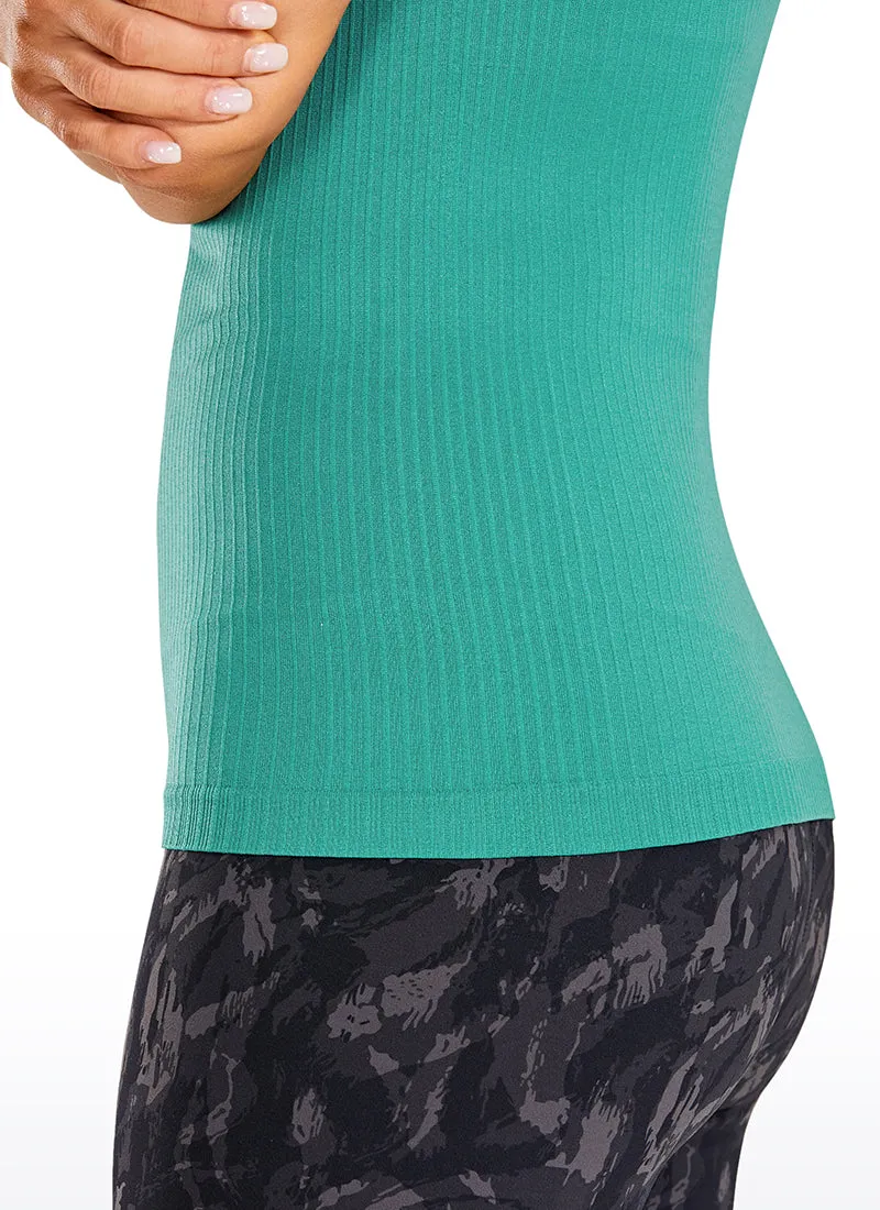 Speedy Seamless Built-in Bra Tank Y-back - Pure Color