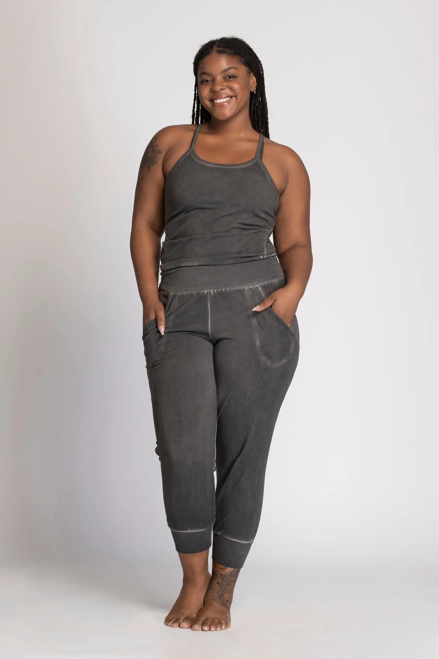 Stonewash Yoga Jumpsuit