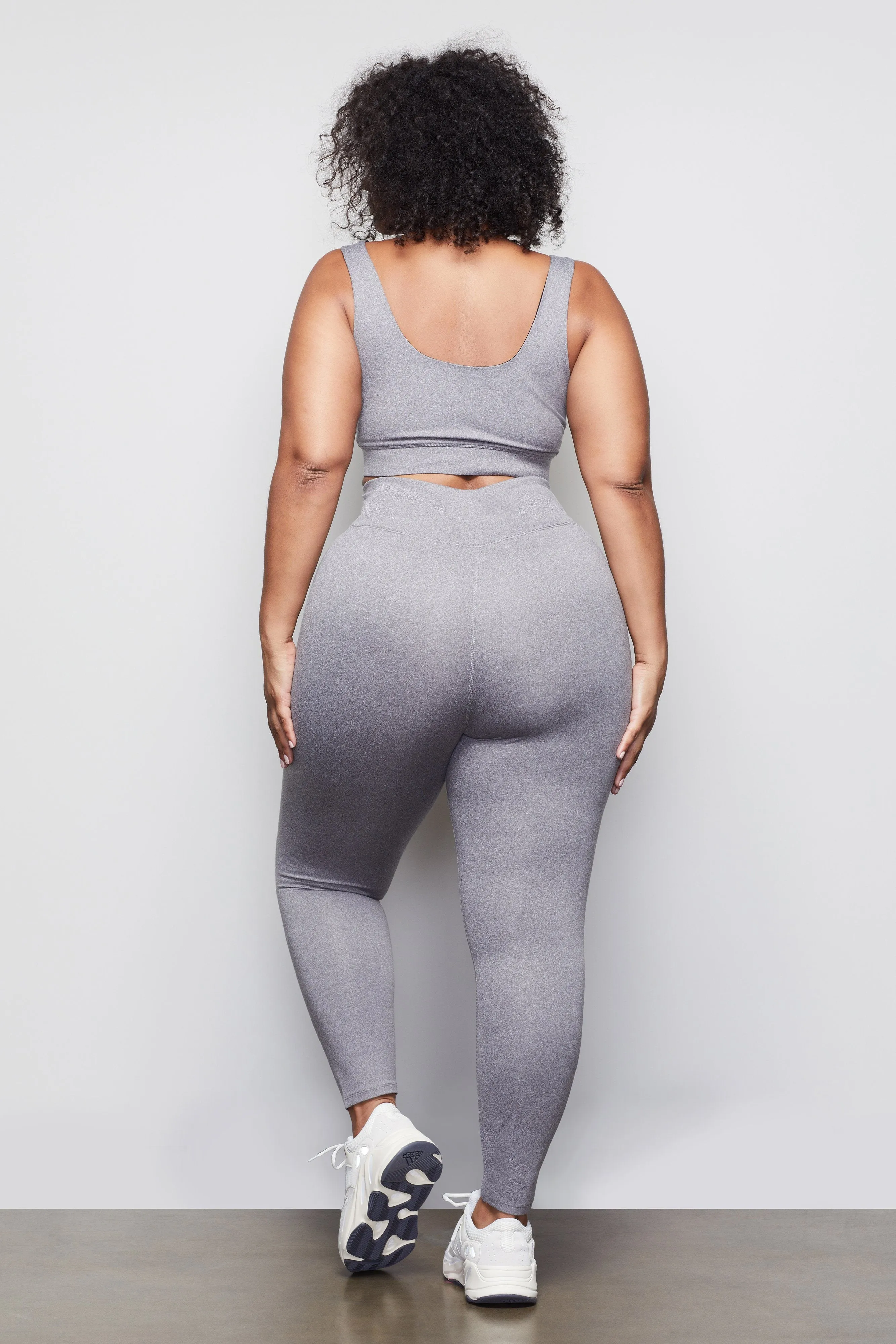 THE CUTAWAY 7/8 LEGGING | HEATHER GREY001