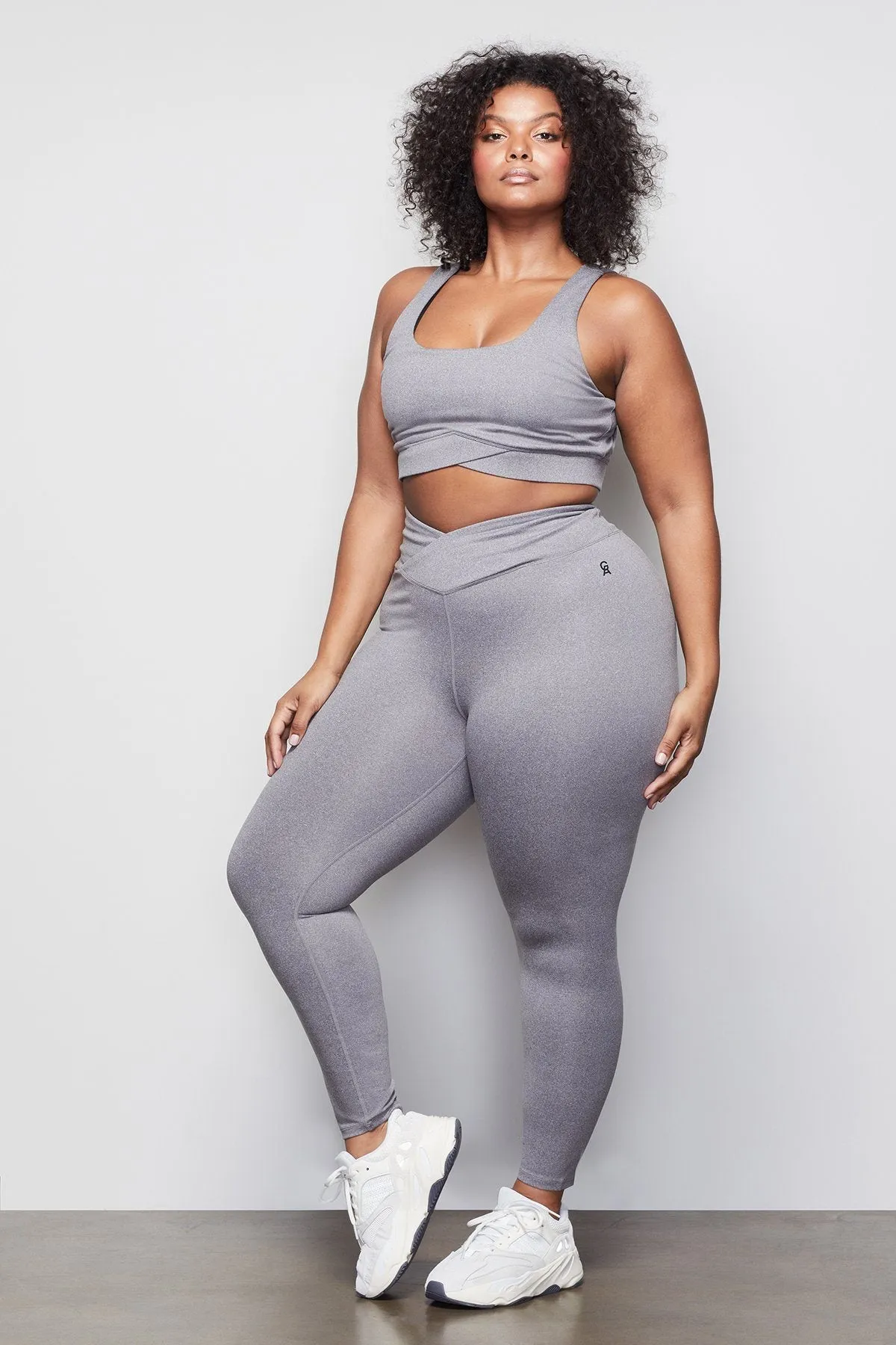 THE CUTAWAY 7/8 LEGGING | HEATHER GREY001