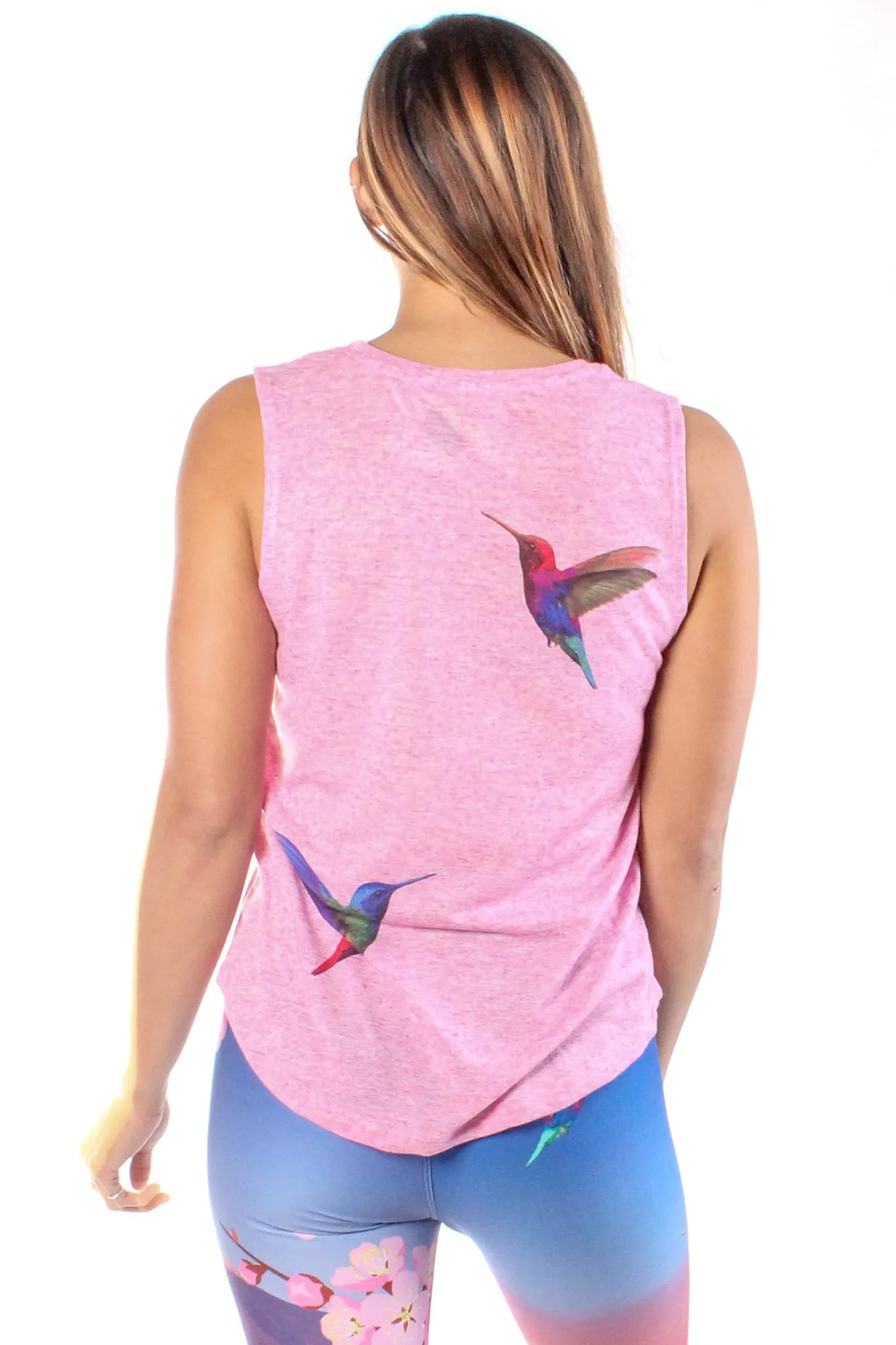 The Hummingbird  Linen Blend Boyfriend Tee