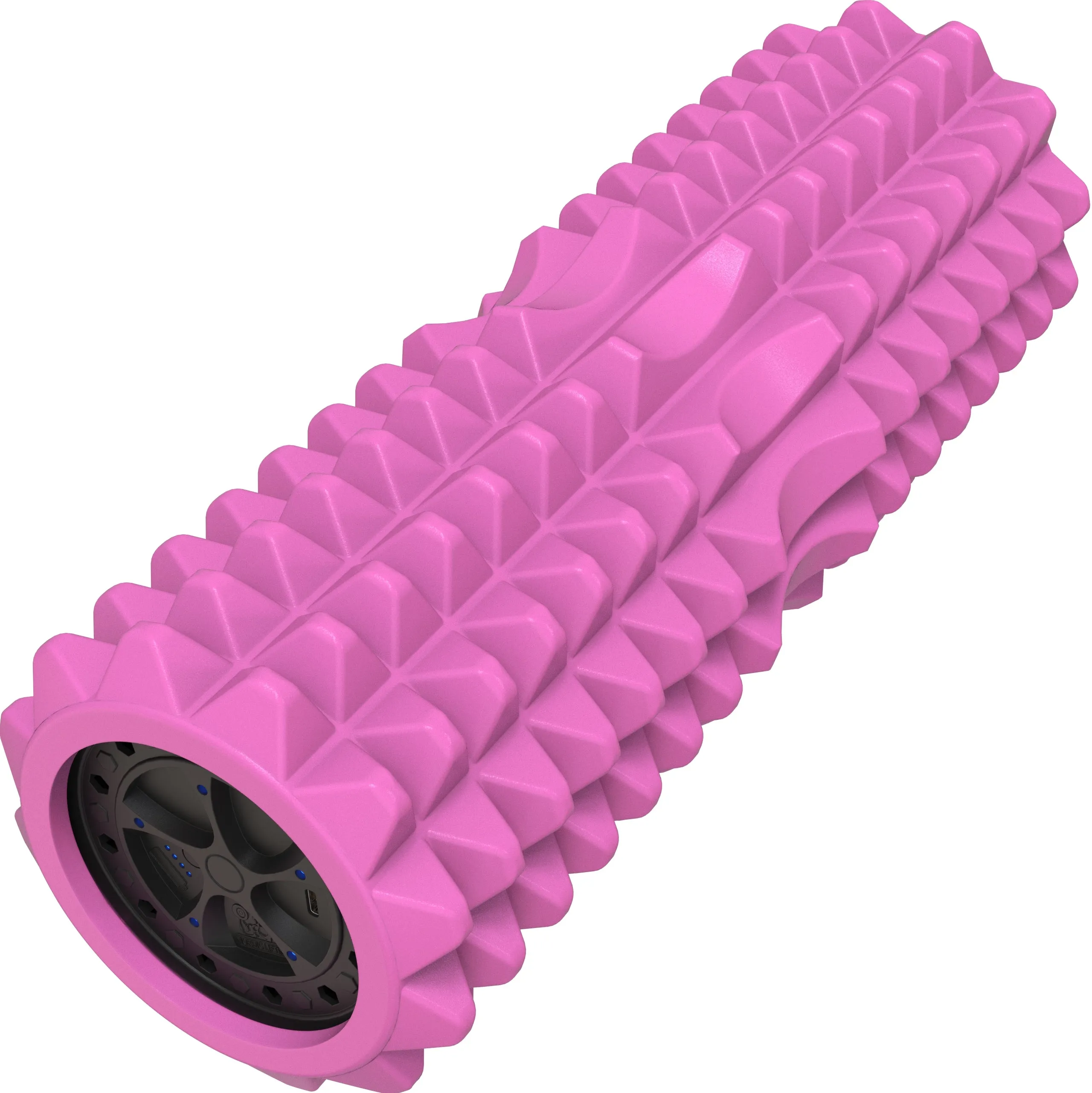 Vibrating Foam Roller - Ergonomic Trigger Point Roller for Fitness and Recovery - by Nordic Lifting