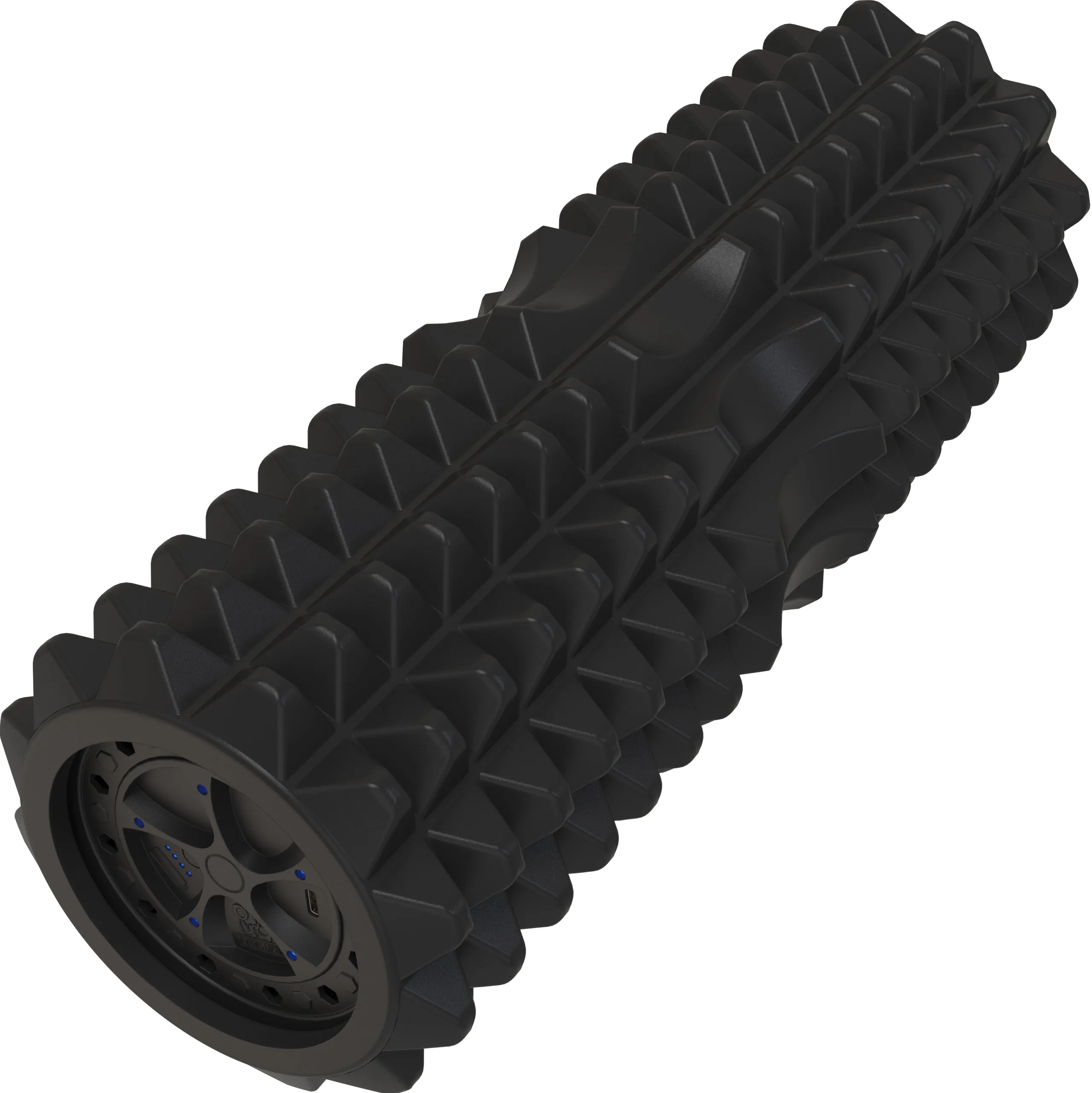 Vibrating Foam Roller - Ergonomic Trigger Point Roller for Fitness and Recovery - by Nordic Lifting