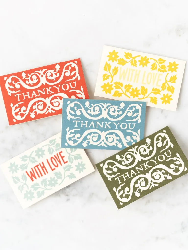 With Love & Thank You Mini Cards