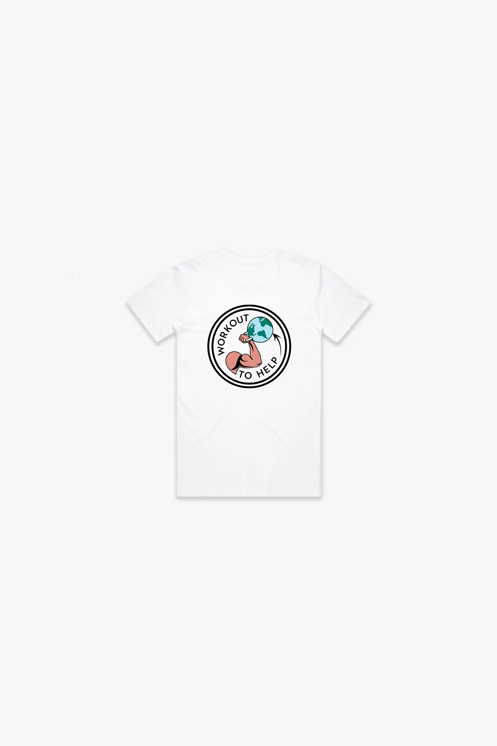 Workout To Help Kids T-Shirt - White