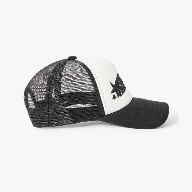 Y2K Shooting Stars Cap [Black/White]