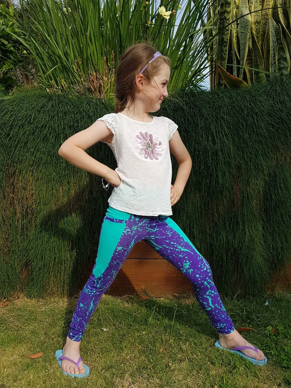 Youth Novello Leggings Sewing Pattern in Sizes 3 to 14